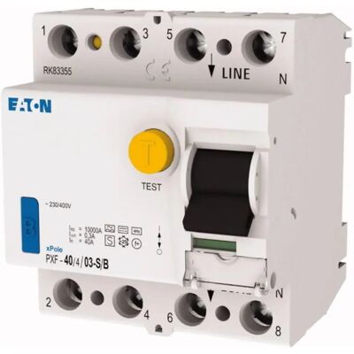 Eaton PXF-40/4/03-S/B Interrupteur différentiel - 40A 0,3A 4 pôles - Publicité Eaton PXF-40/4/03-S/B Interrupteur différentiel - 40A 0,3A 4 pôles - Publicité
