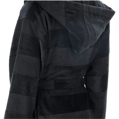 VOSSEN Santiago Unisex Bademantel - Schwarz, 110cm VOSSEN Santiago Unisex Bademantel - Schwarz, 110cm