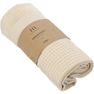 VOSSEN Flach 67x180cm Baumwolle Beige - Yogatuch VOSSEN Flach 67x180cm Baumwolle Beige - Yogatuch