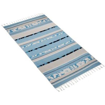 Bugatti Adige Blau Baumwollhandtuch - 80cm x 180cm Bugatti Adige Blau Baumwollhandtuch - 80cm x 180cm