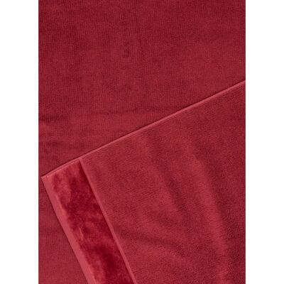VOSSEN Pure Rote Frottee-Badetuch - Badetuch VOSSEN Pure Rote Frottee-Badetuch - Badetuch
