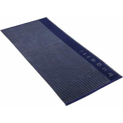 Bugatti Raffaele Blau Monochrom Baumwoll- Saunatuch Bugatti Raffaele Blau Monochrom Baumwoll- Saunatuch