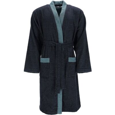 ESPRIT Double Stripe Navy Blue Kimono-Bademantel - Bademantel ESPRIT Double Stripe Navy Blue Kimono-Bademantel - Bademantel