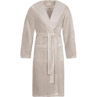 VOSSEN Lynn Unisex-Bademantel - Microfaser-Webfrottier - 120cm M VOSSEN Lynn Unisex-Bademantel - Microfaser-Webfrottier - 120cm M