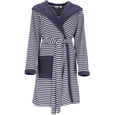 ESPRIT Modell - Gestreifter Hoody - Bademantel ESPRIT Modell - Gestreifter Hoody - Bademantel