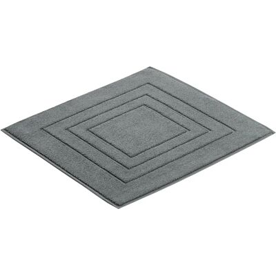 VOSSEN Feeling Badezimmermatte - 60x60cm, Baumwolle, Grau VOSSEN Feeling Badezimmermatte - 60x60cm, Baumwolle, Grau