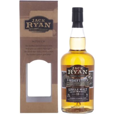 Whisky Irlandais Jack Ryan 12 Ans - Finisher's Touch - Boîte Cadeau - Publicité Whisky Irlandais Jack Ryan 12 Ans - Finisher's Touch - Boîte Cadeau - Publicité