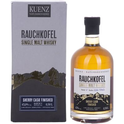 Kuenz Naturbrennerei Rauchkofel Single Malt Whisky Sherry Cask - Premium Alpenwhisky Kuenz Naturbrennerei Rauchkofel Single Malt Whisky Sherry Cask - Premium Alpenwhisky