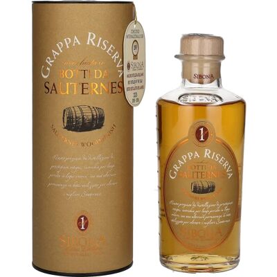 Sibona Riserva Sauternes Flesgerijpte Grappa - Spirit Sibona Riserva Sauternes Flesgerijpte Grappa - Spirit