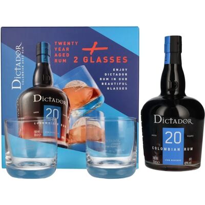 Dictador ICON RESERVE Rum 20 ans - Riche, Aromatique, 40% - Publicité Dictador ICON RESERVE Rum 20 ans - Riche, Aromatique, 40% - Publicité