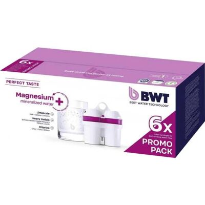 BWT 125681749 Cartouche de Filtre à Eau - Magnésium, 6 pcs - Publicité BWT 125681749 Cartouche de Filtre à Eau - Magnésium, 6 pcs - Publicité