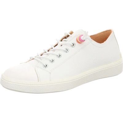 Think Weiße Leder Sneaker - Herausnehmbares Korkfußbett - Nachhaltig - Turna Think Weiße Leder Sneaker - Herausnehmbares Korkfußbett - Nachhaltig - Turna