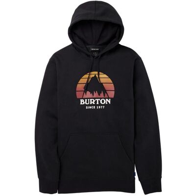 Burton - Underhill Pullover Hoodie - Noir Véritable - XL - Hoodie - Publicité Burton - Underhill Pullover Hoodie - Noir Véritable - XL - Hoodie - Publicité