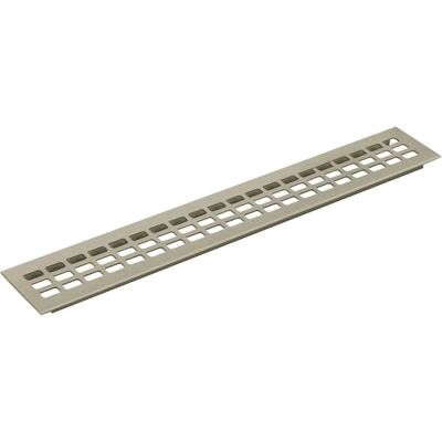 VASALAT Edelstahl-Lüftungsgitter 400x60mm - Lüftungsgitter VASALAT Edelstahl-Lüftungsgitter 400x60mm - Lüftungsgitter