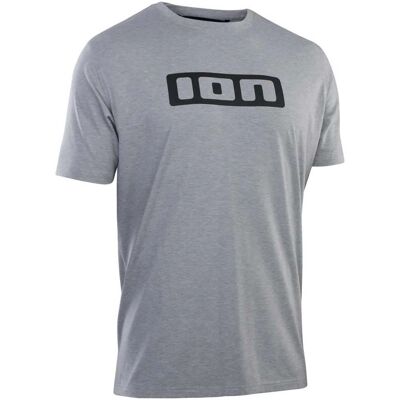 ION Grau Melange Bike Tee Logo Kurzarm - T-Shirt ION Grau Melange Bike Tee Logo Kurzarm - T-Shirt