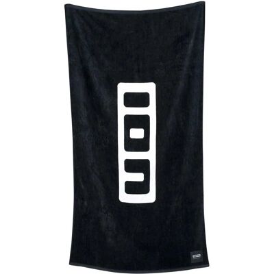 Serviette de plage noire Ion - L - Serviette de plage - Publicité Serviette de plage noire Ion - L - Serviette de plage - Publicité