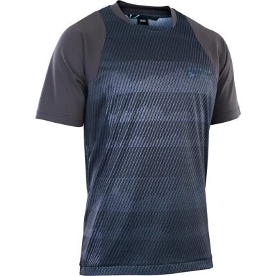 Maillot de vélo noir ION S - Respirant à manches courtes - Publicité Maillot de vélo noir ION S - Respirant à manches courtes - Publicité
