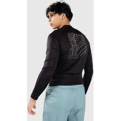 ION Rashguard uomo nero - Protezione UV, PET riciclato, Flessibilità - Rashguard ION Rashguard uomo nero - Protezione UV, PET riciclato, Flessibilità - Rashguard