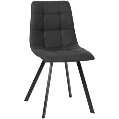 Carryhome - SZÉK - Schwarz - Grau Stoff - Chair Carryhome - SZÉK - Schwarz - Grau Stoff - Chair