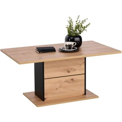 Hom`in Fekete tölgy dohányzóasztal - 110x65x50 cm - Modern Design Hom`in Fekete tölgy dohányzóasztal - 110x65x50 cm - Modern Design