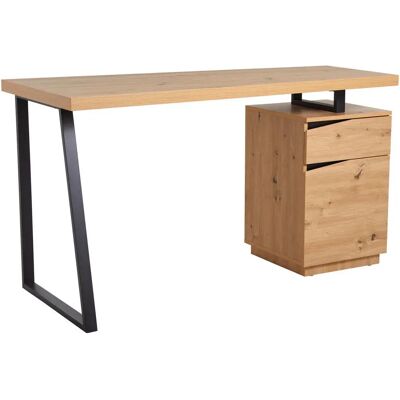 MID.YOU Schwarze Eiche 140x60x74cm Schreibtisch - Schreibtisch MID.YOU Schwarze Eiche 140x60x74cm Schreibtisch - Schreibtisch