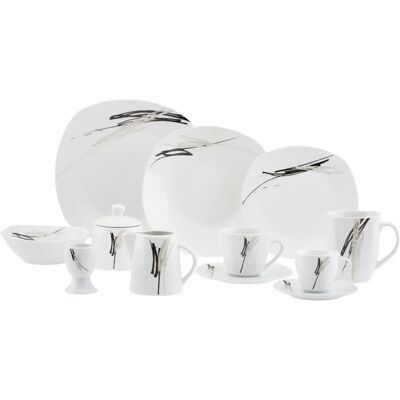 Boxxx 62 részes porcelán étkészlet 6 személyre Boxxx 62 részes porcelán étkészlet 6 személyre