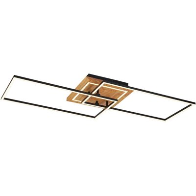 Fekete mennyezeti LED világítás Novel - 86x46x11 cm - Dimming Fekete mennyezeti LED világítás Novel - 86x46x11 cm - Dimming