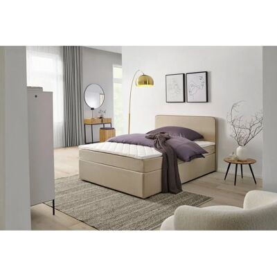 P & B Beiges Amerikanisches Bett - 120x200 cm - Textil P & B Beiges Amerikanisches Bett - 120x200 cm - Textil