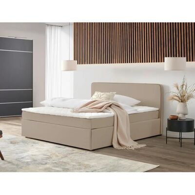 P & B Beiges Amerikanisches Bett - 160x200 cm P & B Beiges Amerikanisches Bett - 160x200 cm