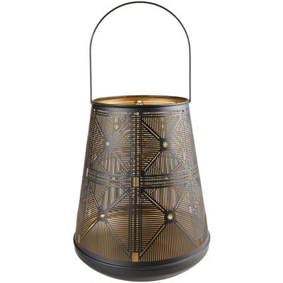 Ambia Home Modell Kov Fekete Arany - Lámpa - Fém - 26/32 cm Ambia Home Modell Kov Fekete Arany - Lámpa - Fém - 26/32 cm