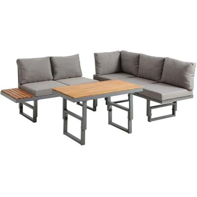 Ambia Garden Graues Gartenlounge-Set - Outdoor-Möbel Ambia Garden Graues Gartenlounge-Set - Outdoor-Möbel