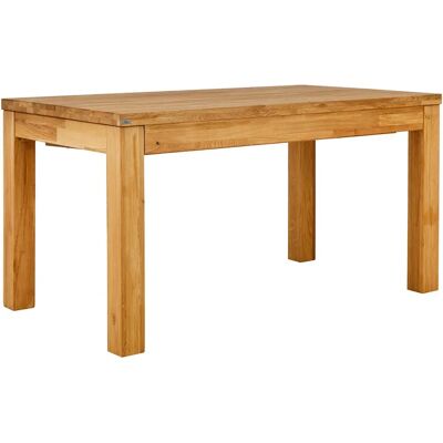 Livetastic Massiver Eichen Esstisch - Verlängerbar 140-190 cm Livetastic Massiver Eichen Esstisch - Verlängerbar 140-190 cm