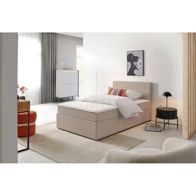 P & B Kontinentalbett - 140/200cm Textil Sand - Bett P & B Kontinentalbett - 140/200cm Textil Sand - Bett