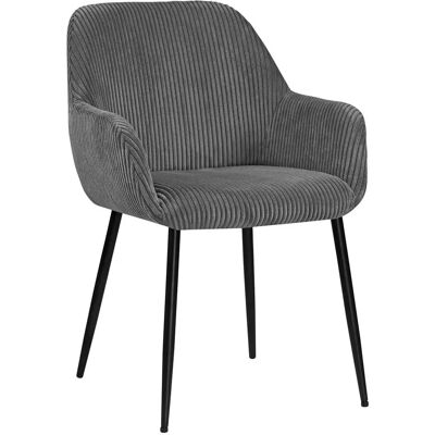 Xora Stuhl Dunkelgrau Stoff - Chair Xora Stuhl Dunkelgrau Stoff - Chair