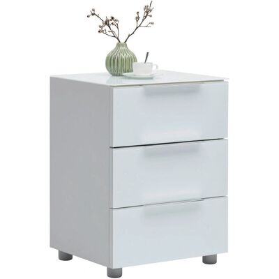 Voleo Fehér magasfényű éjjeliszekrény - Nightstand Voleo Fehér magasfényű éjjeliszekrény - Nightstand