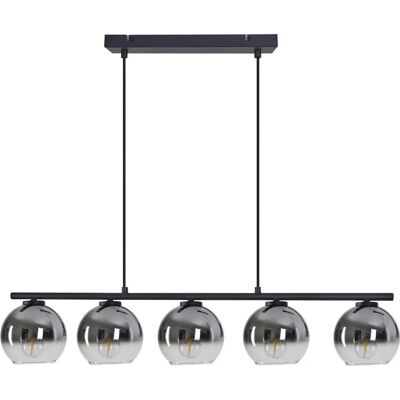 Novel Schwarz Rauchglas Hängeleuchte - E14/25 W, E14/40 W - Pendellampe Novel Schwarz Rauchglas Hängeleuchte - E14/25 W, E14/40 W - Pendellampe
