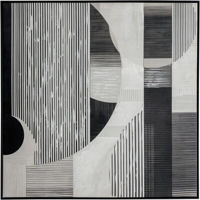 Monee Ismeretlen Modell - Absztrakt Művészeti Nyomat - 100x100cm Monee Ismeretlen Modell - Absztrakt Művészeti Nyomat - 100x100cm