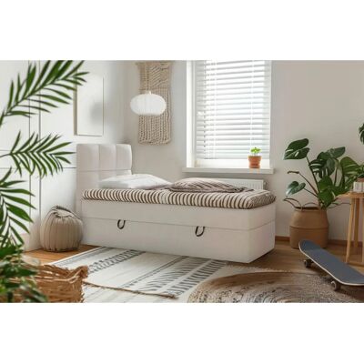 MID.YOU - Americká posteľ, 90/200 cm - Cream - bed MID.YOU - Americká posteľ, 90/200 cm - Cream - bed
