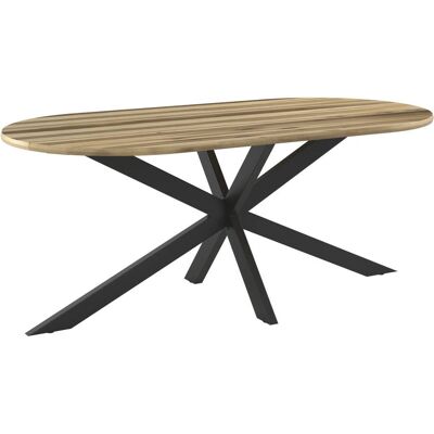 Ambia Garden Kerti Asztal - Fa & Fém - 200x76x100 cm Ambia Garden Kerti Asztal - Fa & Fém - 200x76x100 cm