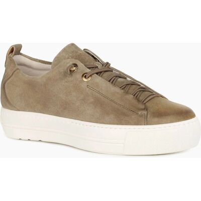 Paul Green 5017-34 Brown Slip On Sneakers - Sneakers Paul Green 5017-34 Brown Slip On Sneakers - Sneakers