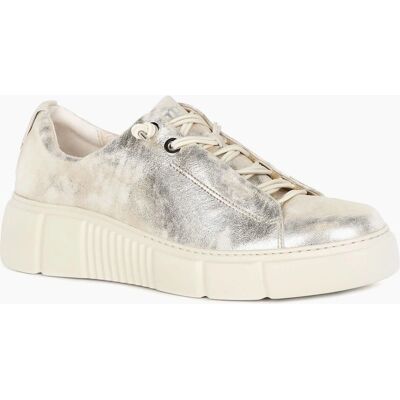 Paul Green Women's 5418-06 Silver Trainers - Women's Chunky Slip On Shoes Paul Green Women's 5418-06 Silver Trainers - Women's Chunky Slip On Shoes
