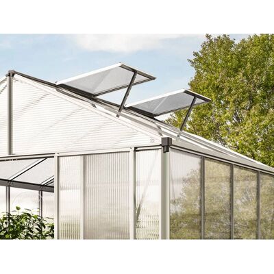 GFP Greenhouse - 262x195cm, Double-wall Polycarbonate, Aluminum Frame GFP Greenhouse - 262x195cm, Double-wall Polycarbonate, Aluminum Frame