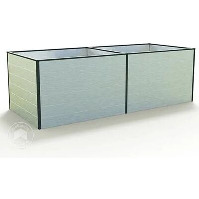 GFP Aluminium Højbede - Modular, Vejrbestandig, 2.32m² GFP Aluminium Højbede - Modular, Vejrbestandig, 2.32m²