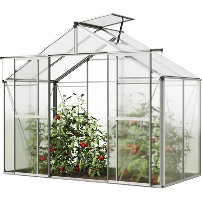 GFP - Serre en Aluminium 256x131 cm - Imperméable et Durable - Publicité GFP - Serre en Aluminium 256x131 cm - Imperméable et Durable - Publicité