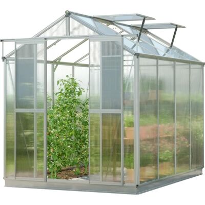 Växthus GFPV00848 - Dubbelväggsplåtar - 8 mm - Set XL Växthus GFPV00848 - Dubbelväggsplåtar - 8 mm - Set XL