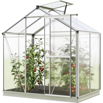 GFP - Serre Aluminium Jasmin XL - 192x131 cm - Polycarbonate Double Paroi - Publicité GFP - Serre Aluminium Jasmin XL - 192x131 cm - Polycarbonate Double Paroi - Publicité