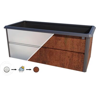 PRIMEYARD 200x85x77cm Cortenstahl Hochbeet - Hochbeet PRIMEYARD 200x85x77cm Cortenstahl Hochbeet - Hochbeet