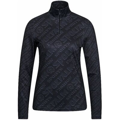 Sportalm Damen Ski Unterzieh Zipshirt - Schwarz - Kleidung Sportalm Damen Ski Unterzieh Zipshirt - Schwarz - Kleidung