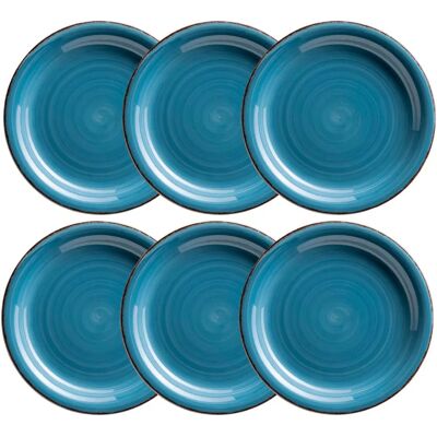 Mäser Lumaca Blau Essteller-Set - Geschirrset Mäser Lumaca Blau Essteller-Set - Geschirrset