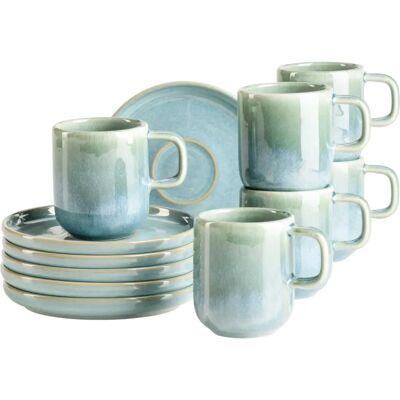 MÄSER Cordelia Ensemble de Tasses à Espresso Vertes - Tasses à Espresso MÄSER Cordelia Ensemble de Tasses à Espresso Vertes - Tasses à Espresso